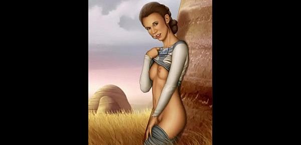  Star Wars Carrie Fisher Princess Leia Compilation